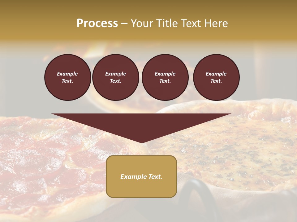 Queijo Jantar Pizza PowerPoint Template