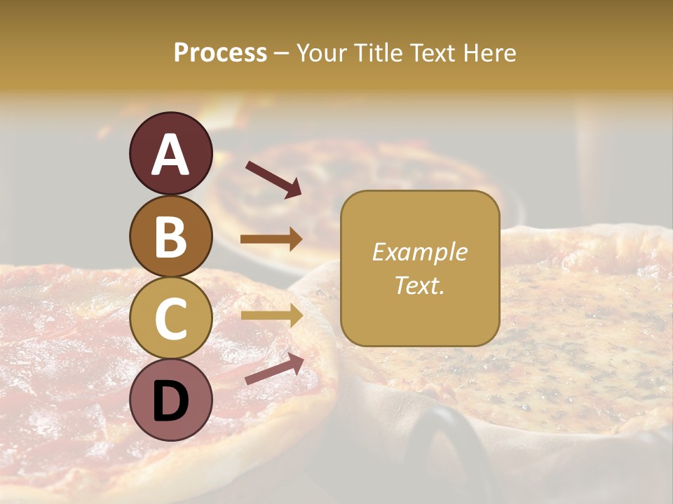 Queijo Jantar Pizza PowerPoint Template