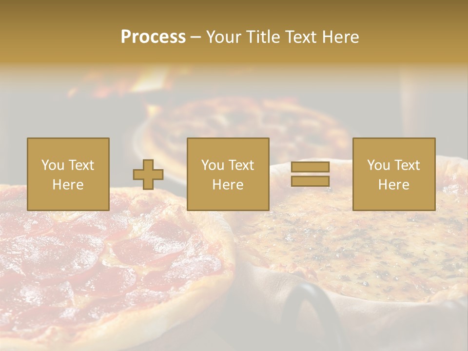 Queijo Jantar Pizza PowerPoint Template