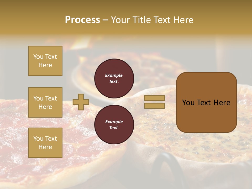 Queijo Jantar Pizza PowerPoint Template