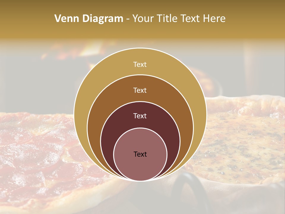 Queijo Jantar Pizza PowerPoint Template