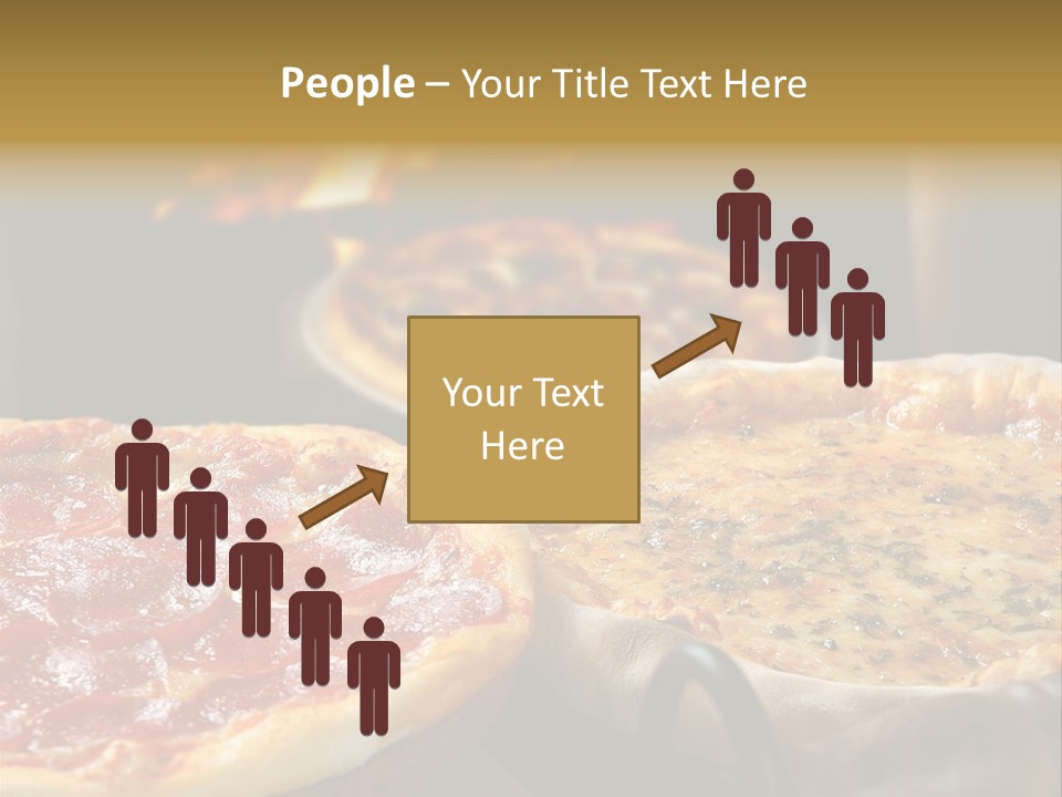 Queijo Jantar Pizza PowerPoint Template