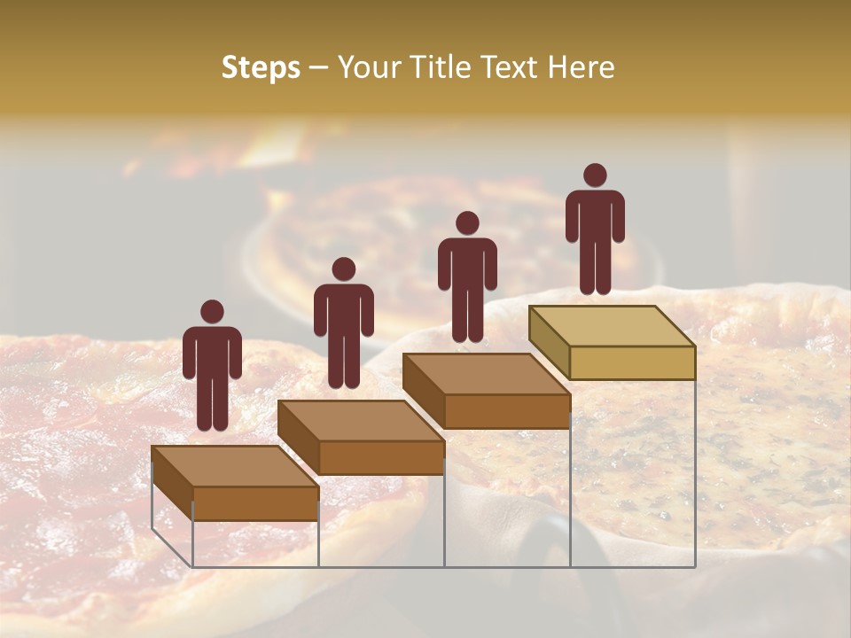 Queijo Jantar Pizza PowerPoint Template