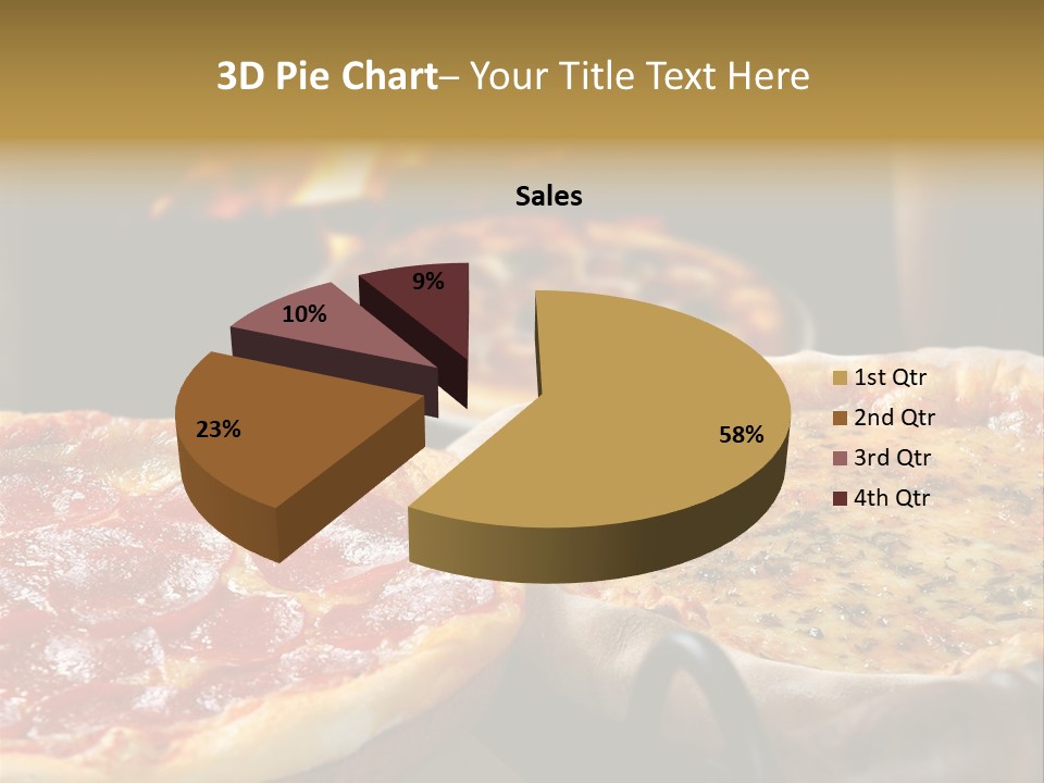 Queijo Jantar Pizza PowerPoint Template