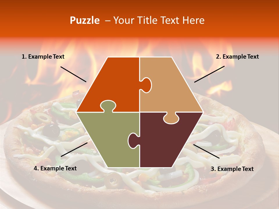 Queijo Recheio Saud PowerPoint Template