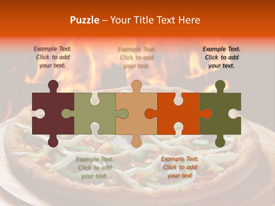 Queijo Recheio Saud PowerPoint Template