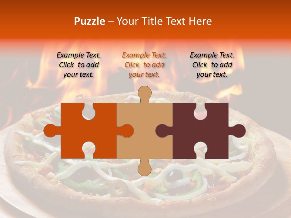 Queijo Recheio Saud PowerPoint Template