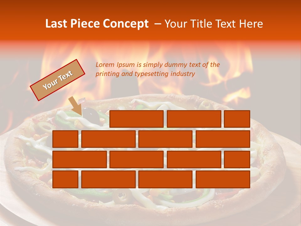 Queijo Recheio Saud PowerPoint Template