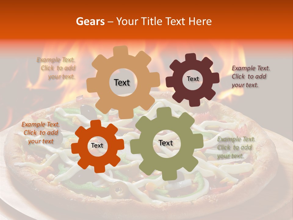 Queijo Recheio Saud PowerPoint Template