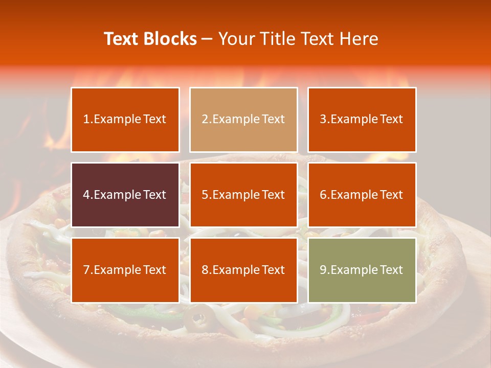 Queijo Recheio Saud PowerPoint Template