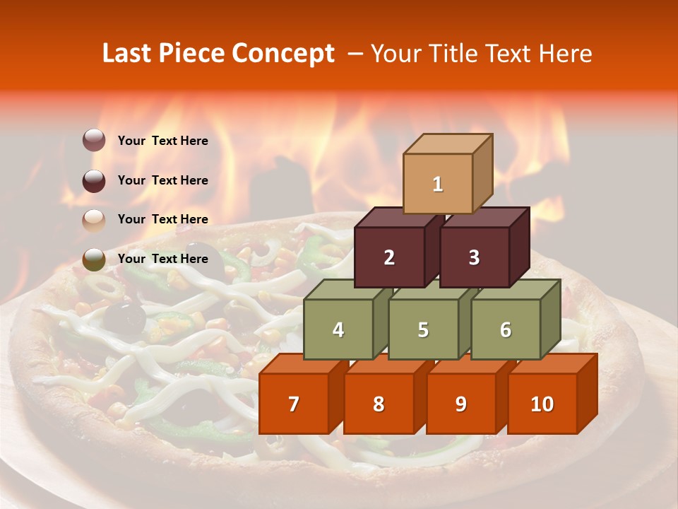 Queijo Recheio Saud PowerPoint Template