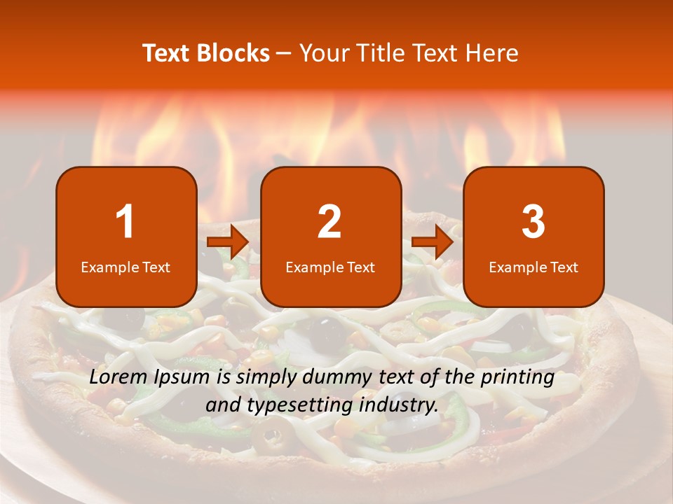 Queijo Recheio Saud PowerPoint Template