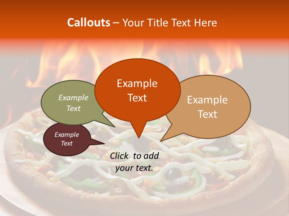 Queijo Recheio Saud PowerPoint Template