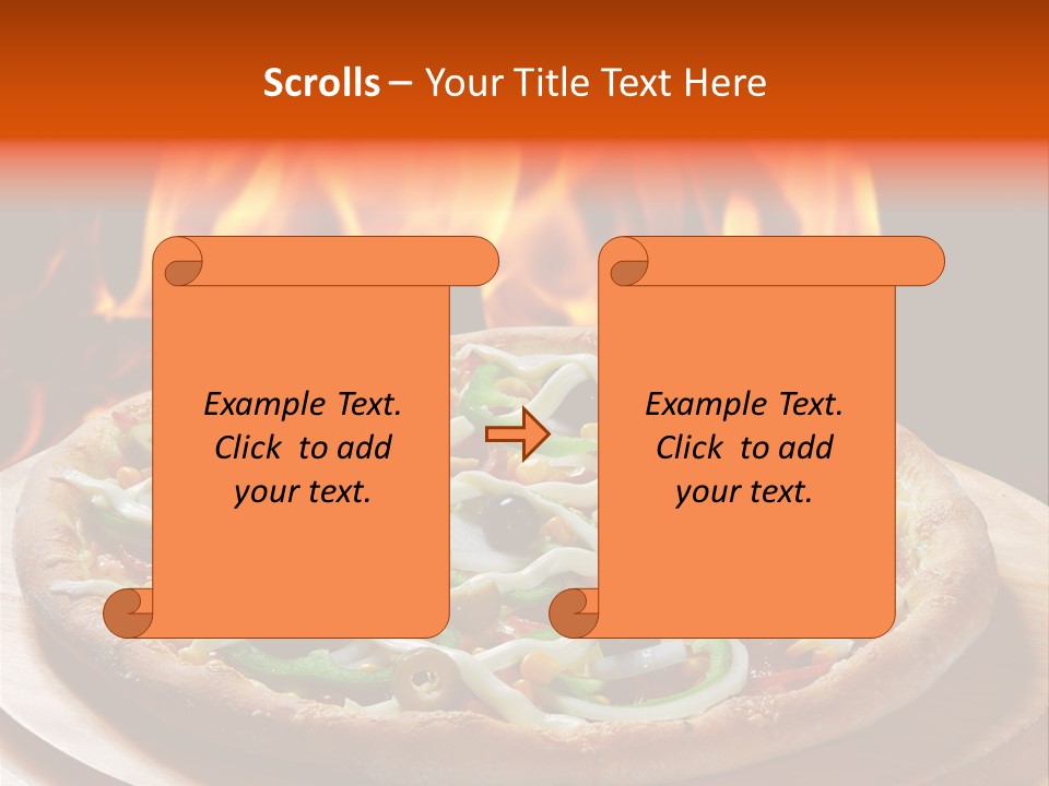 Queijo Recheio Saud PowerPoint Template
