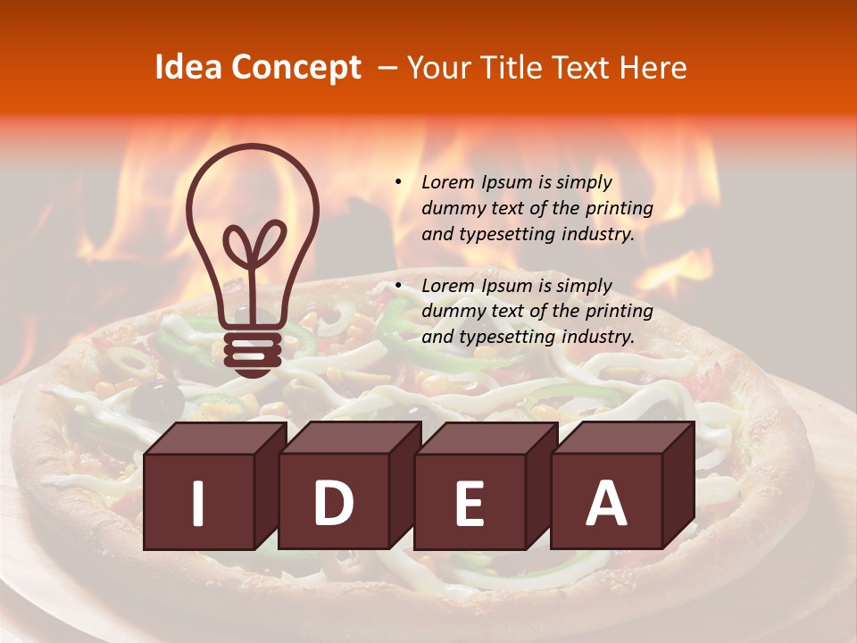 Queijo Recheio Saud PowerPoint Template