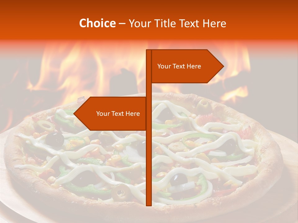 Queijo Recheio Saud PowerPoint Template