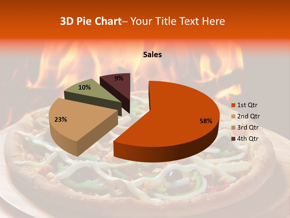 Queijo Recheio Saud PowerPoint Template