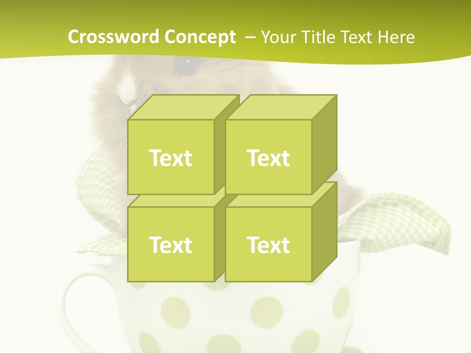 Portrait Ostern Haustier PowerPoint Template