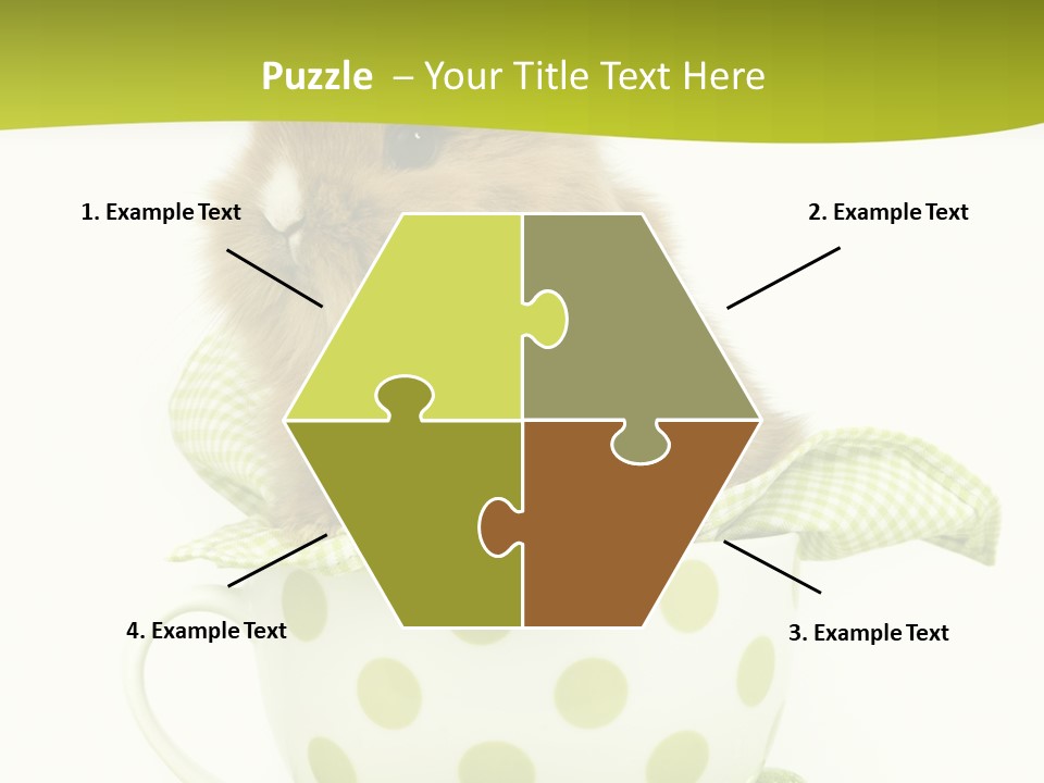 Portrait Ostern Haustier PowerPoint Template