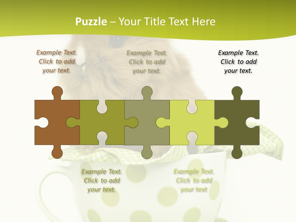 Portrait Ostern Haustier PowerPoint Template