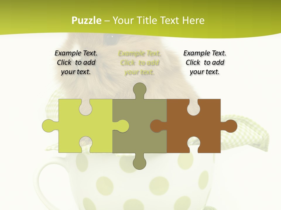 Portrait Ostern Haustier PowerPoint Template