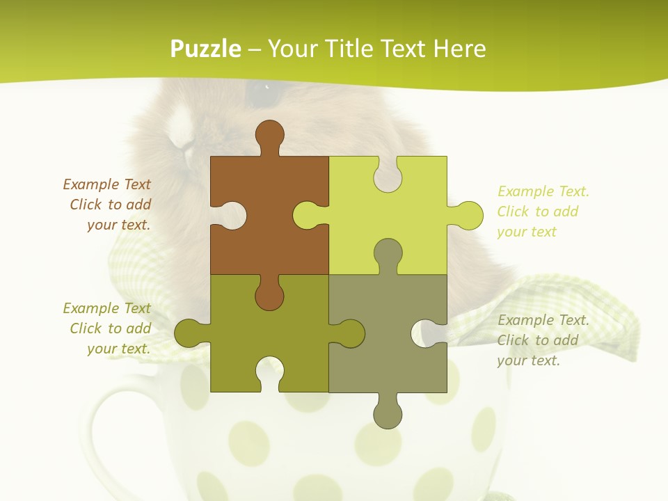 Portrait Ostern Haustier PowerPoint Template