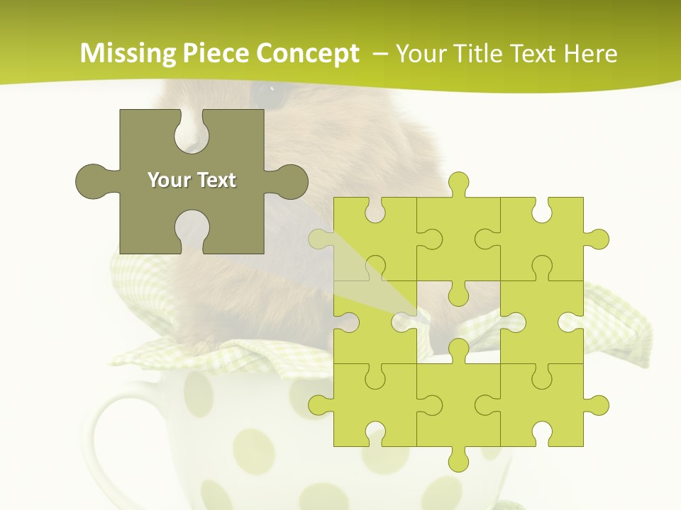 Portrait Ostern Haustier PowerPoint Template