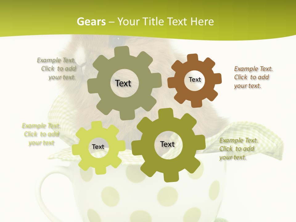 Portrait Ostern Haustier PowerPoint Template