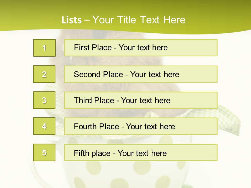 Portrait Ostern Haustier PowerPoint Template