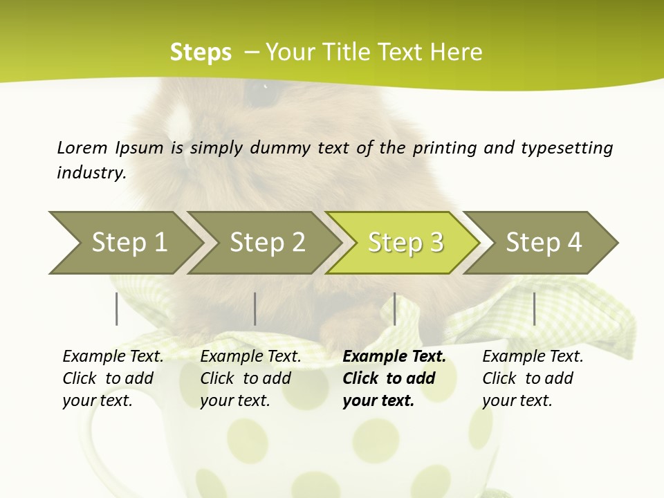 Portrait Ostern Haustier PowerPoint Template