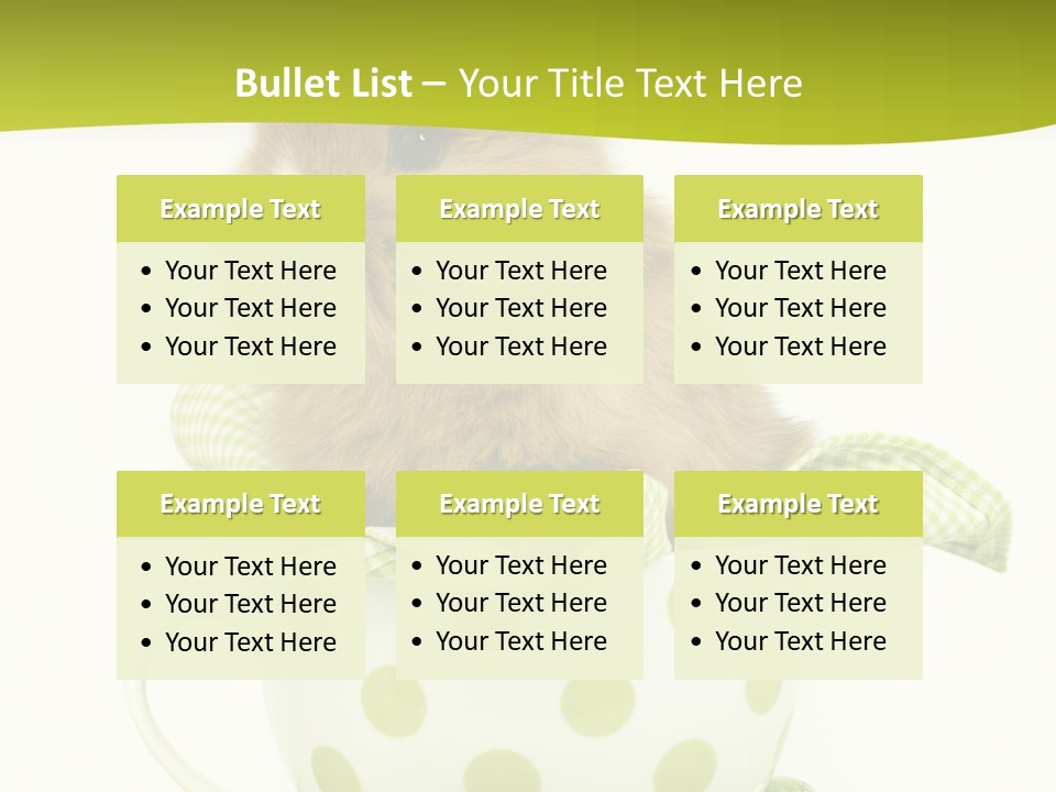 Portrait Ostern Haustier PowerPoint Template