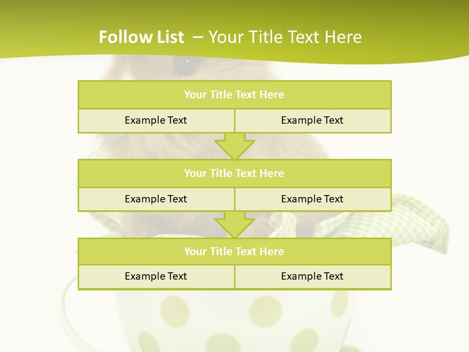 Portrait Ostern Haustier PowerPoint Template
