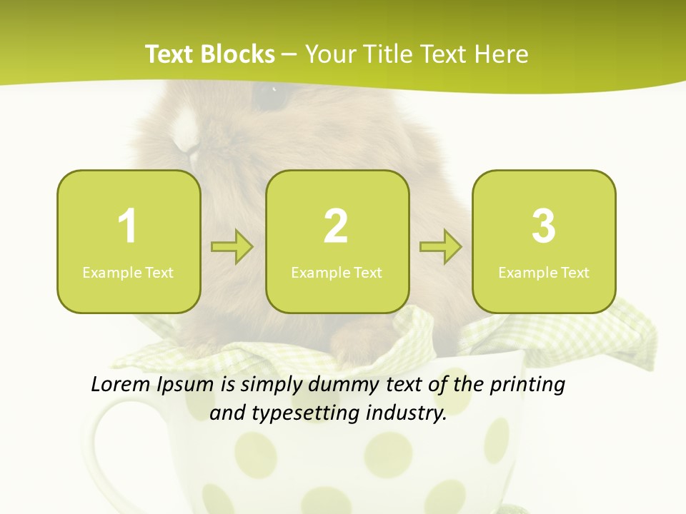 Portrait Ostern Haustier PowerPoint Template