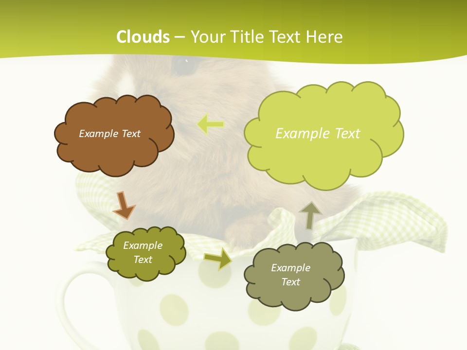 Portrait Ostern Haustier PowerPoint Template