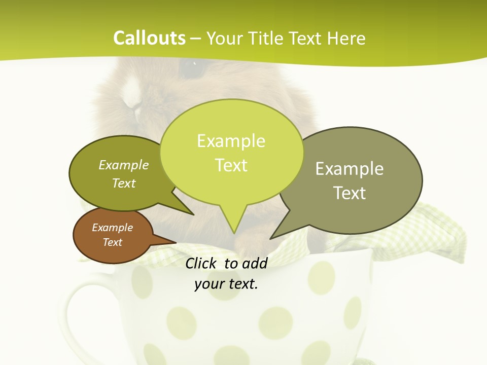 Portrait Ostern Haustier PowerPoint Template