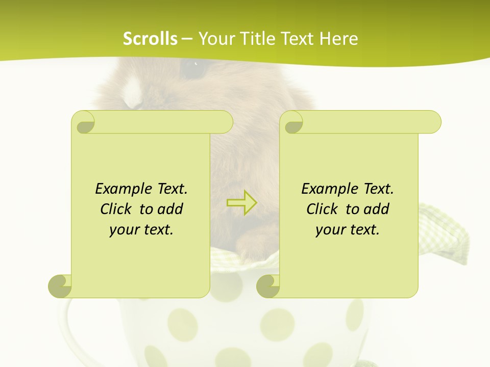 Portrait Ostern Haustier PowerPoint Template