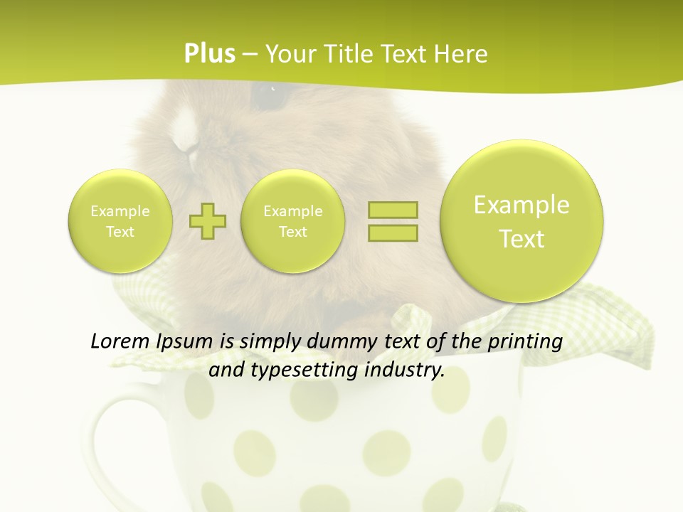 Portrait Ostern Haustier PowerPoint Template