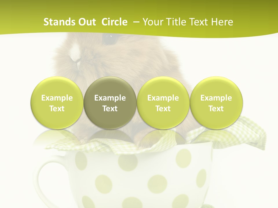 Portrait Ostern Haustier PowerPoint Template