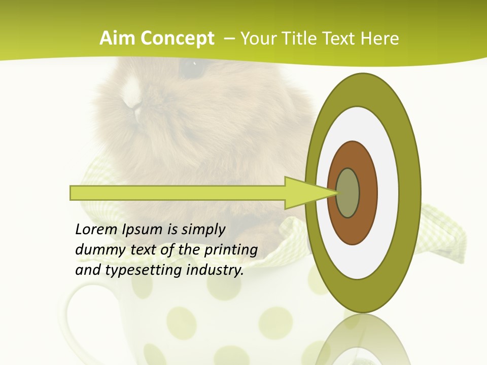 Portrait Ostern Haustier PowerPoint Template