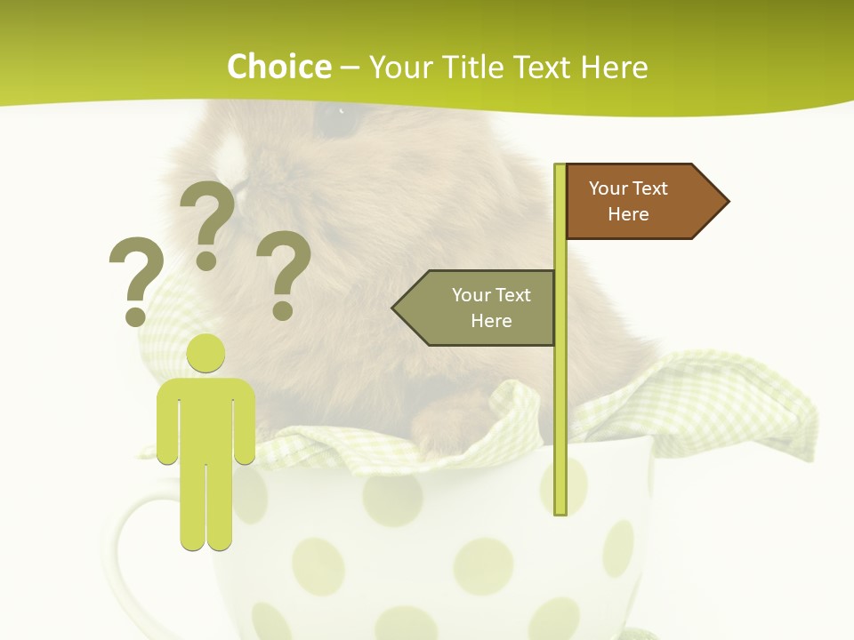 Portrait Ostern Haustier PowerPoint Template