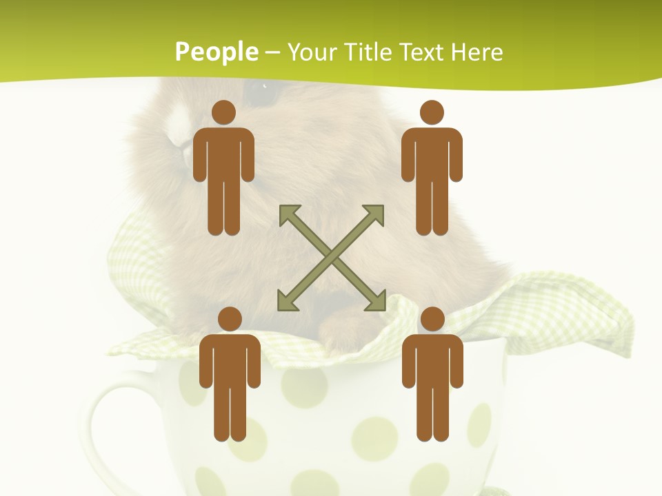 Portrait Ostern Haustier PowerPoint Template