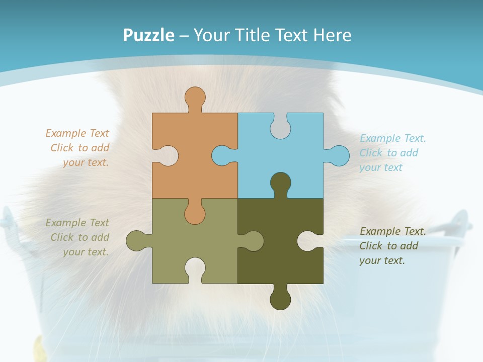 Flauschig Nagetier Ohren PowerPoint Template