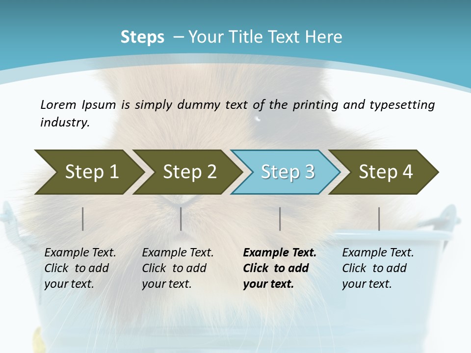 Flauschig Nagetier Ohren PowerPoint Template