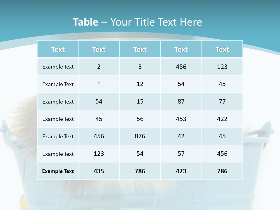 Flauschig Nagetier Ohren PowerPoint Template
