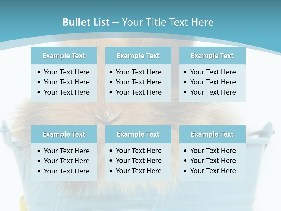 Flauschig Nagetier Ohren PowerPoint Template