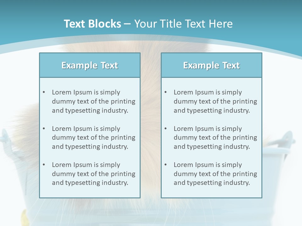 Flauschig Nagetier Ohren PowerPoint Template
