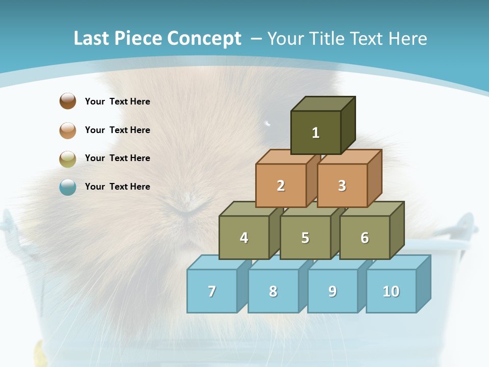 Flauschig Nagetier Ohren PowerPoint Template