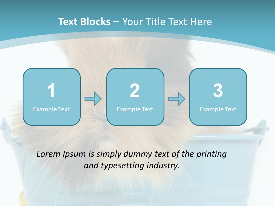 Flauschig Nagetier Ohren PowerPoint Template