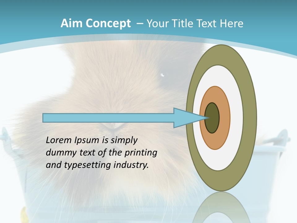 Flauschig Nagetier Ohren PowerPoint Template