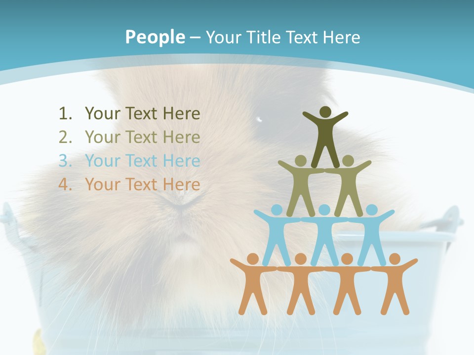 Flauschig Nagetier Ohren PowerPoint Template